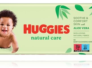 HuggiesNatural Care salviette detergenti con aloe vera 56 pz
