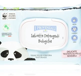 I ProvenzaliBIO Baby Wet Wipes salviette detergenti umidificate per neonati 64 pz
