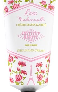 Institut Karité ParisRose Mademoiselle Shea Hand Cream crema leggera per le mani con burro di karité tube + box 75 ml