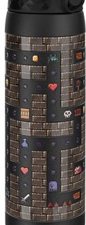 Ion8Leak Proof bottiglia in acciaio inox per l’acqua per bambini Gamer 600 ml