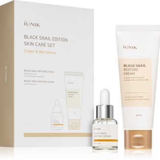 iUnikBlack Snail confezione regalo per la rigenerazione della pelle