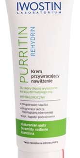IwostinPurritin Rehydrin crema idratante per pelli secche e irritate dal trattamento antiacne 40 ml