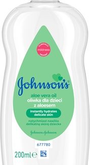 Johnson's®Care olio con aloe vera 200 ml