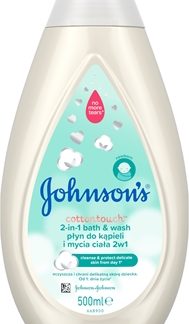 Johnson's®Cottontouch bagno effervescente e gel detergente 2 in 1 per bambini 500 ml