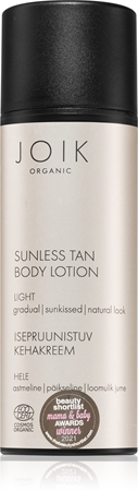 JOIKOrganic Sunless Tan latte autoabbronzante corpo Light 150 ml