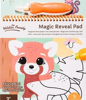 JouécoThe Wildies Family Magic Reveal Pad libro da colorare 36 m+ 5 pz