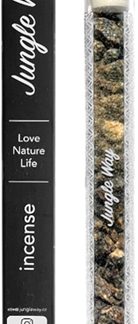 Jungle WayIndian Black Benzoin Opium Sambrani incenso 15 g