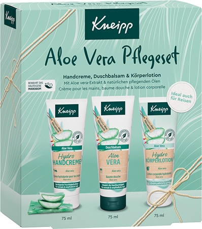 KneippAloe Vera confezione regalo con aloe vera 3× 75 ml