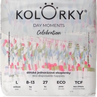 KolorkyDAY Moments Celebration pannolini ECO usa e getta Size L 8-13 kg 27 pz