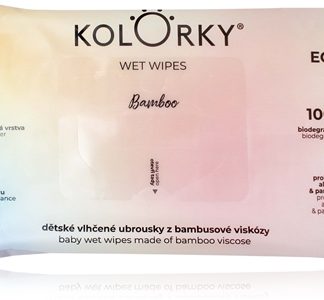 KolorkyWet Wipes Bamboo salviette umidificate per bambini 60 pz