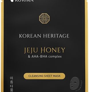 KORIKAKorean Heritage Jeju Honey & AHA-BHA Complex Cleansing Sheet Mask maschera in tessuto effetto detergenteJeju honey & AHA - BHA complex sheet mask 25 g