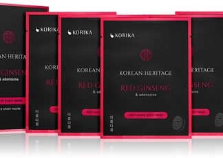 KORIKAKorean Heritage Red Ginseng & Adenosine Anti-aging Sheet Mask maschera per il viso a prezzo ridotto anti-age e rassodante