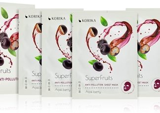 KORIKASuperFruits Acai Berry - Set of 5 Anti-pollution Face Sheet Masks maschera per il viso a prezzo ridotto Acai berry