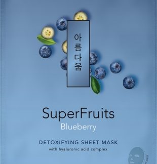 KORIKASuperFruits Blueberry - Detoxifying Sheet Mask Maschera detossinante in tessutoBlueberry 25 g