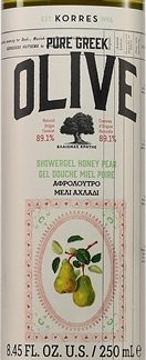 KorresPure Greek Olive & Honey Pear gel doccia rinfrescante 250 ml
