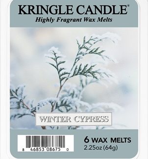 Kringle CandleWinter Cypress cera per lampada aromatica 64 g