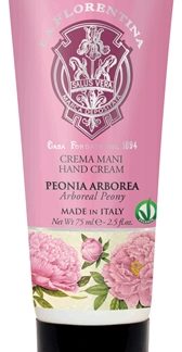 La FlorentinaArboreal Peony Hand Cream crema naturale mani peonia 75 ml