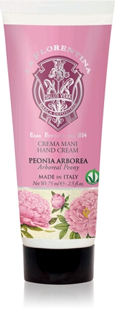 La FlorentinaArboreal Peony Hand Cream crema naturale mani peonia 75 ml