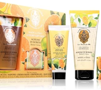 La FlorentinaBoboli Citrus Set confezione regalo da donna agrume 3 pz