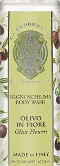 La FlorentinaOlive Flowers Body Wash mousse bagno in crema 500 ml