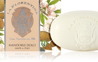 La FlorentinaSweet Almonds Bath Soap sapone solido naturale per pelli secche 300 g
