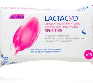 LactacydSensitive salviette per l'igiene intima 15 pz