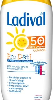 LadivalKids crema gel abbronzante protettivo contro l'allergia al sole SPF 50+ 200 ml