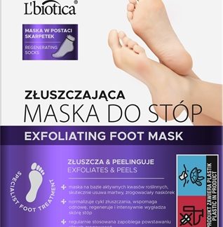 L’bioticaMasks calzini esfolianti per ammorbidire e idratare la pelle dei piedi 1 paio