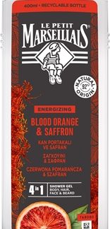 Le Petit MarseillaisBlood Orange & Saffron gel doccia 4 in 1 per uomo 400 ml