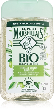 Le Petit MarseillaisOlive Leaf Bio Organic gel doccia rinfrescante 250 ml
