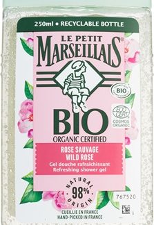 Le Petit MarseillaisWild Rose Bio Organic gel doccia rinfrescante 250 ml