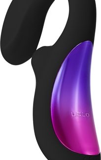 LeloCruise Dual Stimulation Sonic Massager vibratore con stimolatore clitorideo Black 17 cm