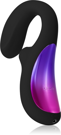 LeloCruise Dual Stimulation Sonic Massager vibratore con stimolatore clitorideo Black 17 cm