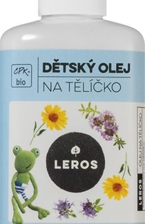 LerosBIO Baby oil wild thyme & marigold olio per massaggi per la pelle del bambino 100 ml