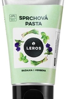 LerosShower paste basil & verbena dentifricio naturale nutriente e idratante 130 ml