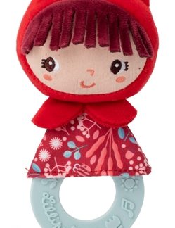 LilliputiensTeething Rattle Little Red Riding Hood dentaruolo 3 m+ 1 pz