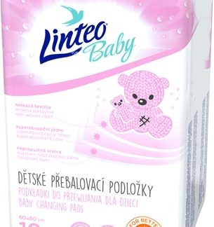 LinteoBaby Changing Pads teli per il cambio del pannolino 60x60 10 pz