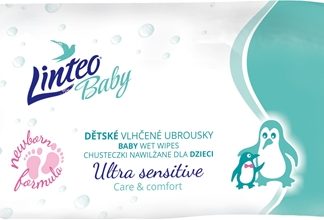 LinteoBaby Ultra Sensitive salviette umidificate per bambini 64 pz