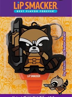 Lip SmackerMarvel Guardians of the Galaxy portachiavi con balsamo per bambini Rocket (Pop Rockets Candy) 5,8 g