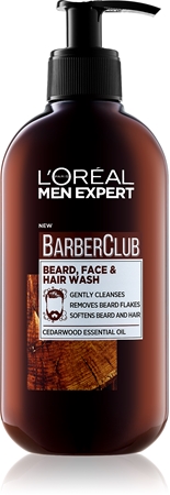 L’Oréal ParisMen Expert Barber Club gel detergente per barba, viso e capelli 200 ml