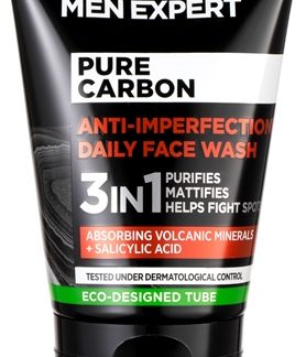 L’Oréal ParisMen Expert Pure Carbon gel detergente 3 in 1 contro le imperfezioni della pelle 100