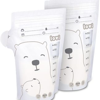 LOVIBuddy Bear sacchetto per conservare il latte materno 25x200 ml