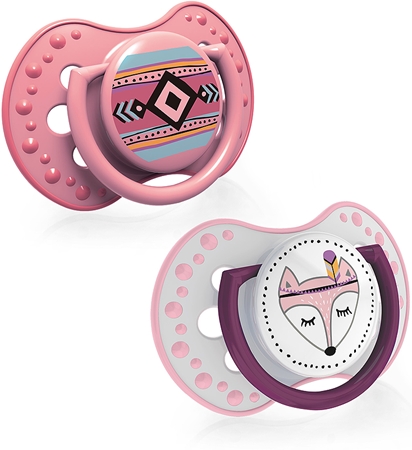 LOVIIndian Summer 6-18m ciuccio Girl 2 pz