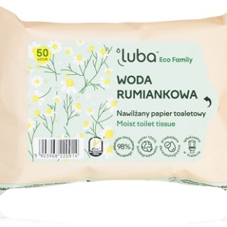 LubaECO Family carta igienica umidificata Chamomile 50 pz