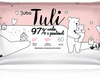 LubaTuli Panthenol salviette umidificate per bambini 60 pz