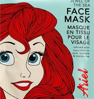 Mad BeautyDisney Princess Ariel mascheraviso idratante in tessuto con estratti di cetriolo25 ml