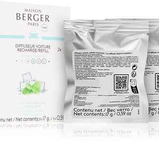 Maison Berger ParisSummer Mint Water deodorante per auto ricarica 2 pz