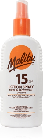 MalibuLotion Spray Medium Protection spray protettivo SPF 15 200 ml