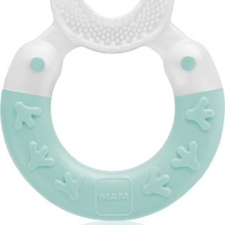 MAMBite & Brush dentaruolo 3m+ Turquoise 1 pz