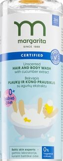 MargaritaHair and Body gel detergente per corpo e capelli 2 in 1 per bambini 250 ml